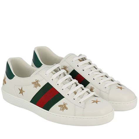 sneakers gucci uomo con ape|gucci sneaker bianco.